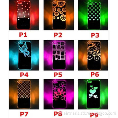 Flashing LED Light Up Phone Case for iPhone 5/5S, New